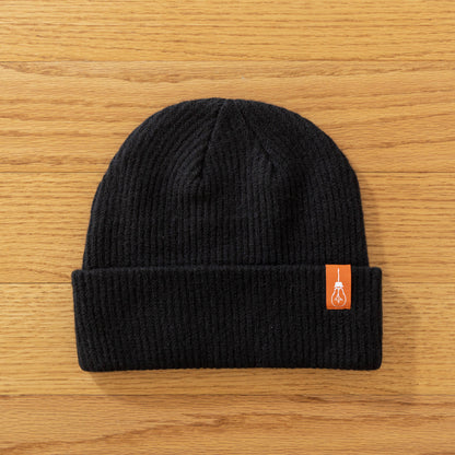 Black Wool Beanie